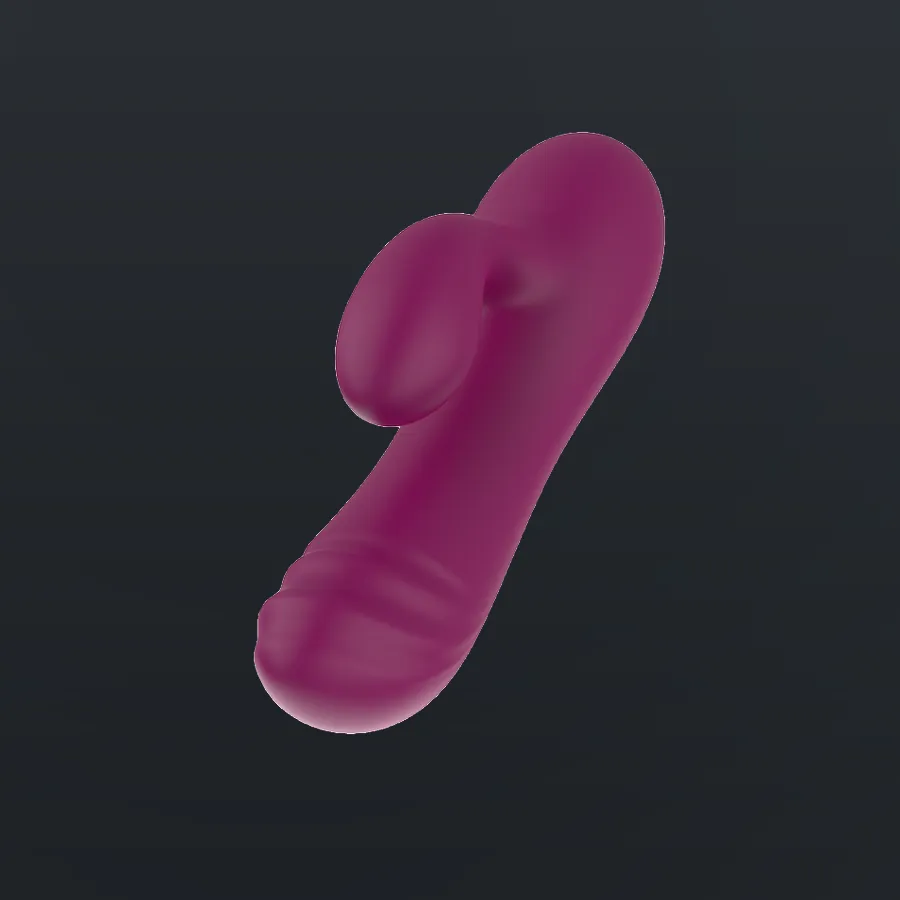 Rabbit-Vibrator mit doppelter Stimulation A0171 — Detailaufnahme 2, Artikelnummer A0171