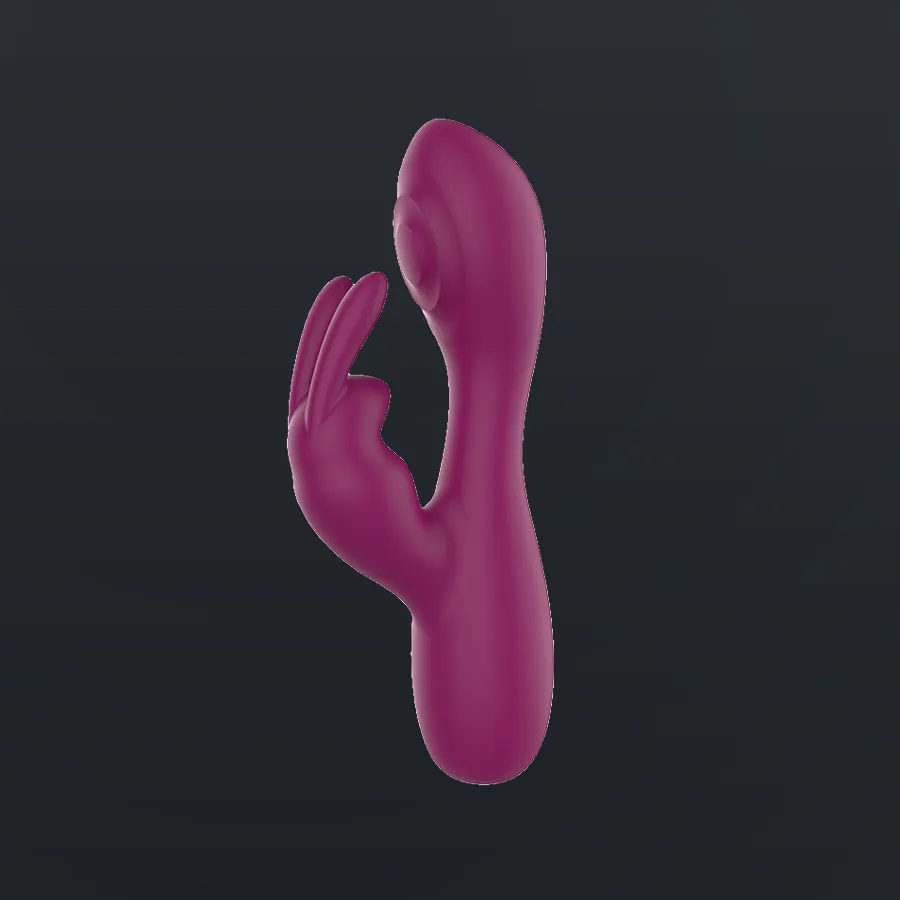 Dreifinger-Rabbit-Vibrator A0179 — Produktaufnahme Studio, Artikelnummer A0179