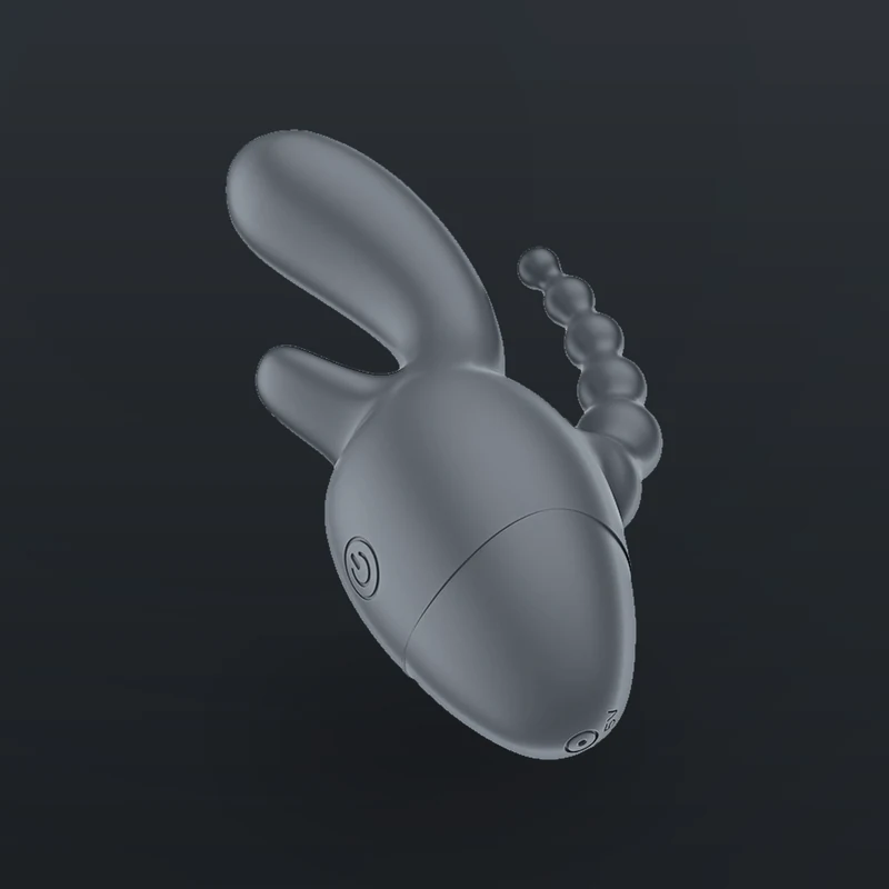 Rabbit-Vibrator mit dreifacher Stimulation A0182 — Produktaufnahme Studio