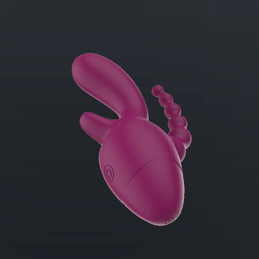 Rabbit-Vibrator mit dreifacher Stimulation A0182 — Produktaufnahme Studio, Artikelnummer A0182