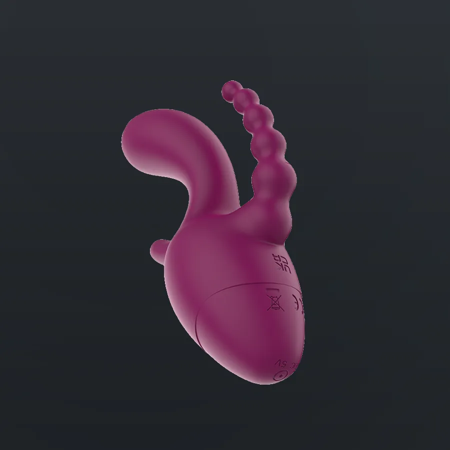Rabbit-Vibrator mit dreifacher Stimulation A0182 — Detailaufnahme 2, Artikelnummer A0182